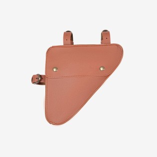 High quality waterproof leather bicycle tail bag