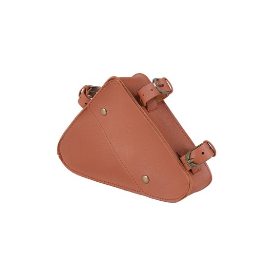 High quality waterproof leather bicycle tail bag