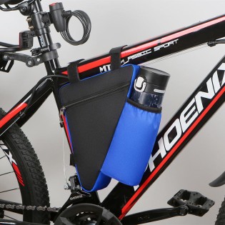 Lightweight waterproof bicycle frame bag