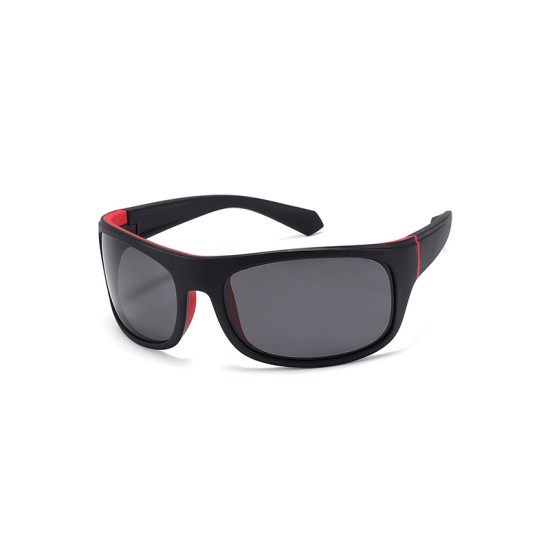 New adult silicone polarized sports sunglasses