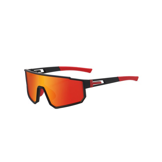 Outdoor oversized frame polarized sports sunglasses