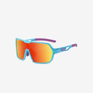 Oversized shield polarized photochromic sunglasses