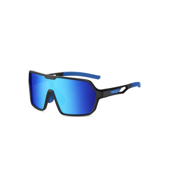 Oversized shield polarized photochromic sunglasses
