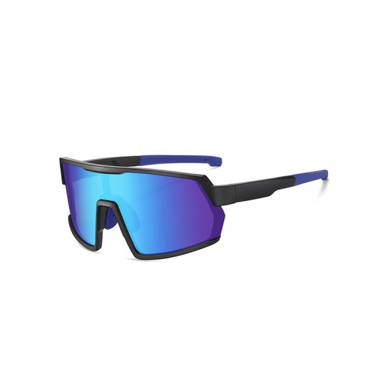 Oversized photochromic polarized sports sunglasses