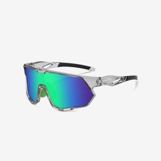 Large frame polarized sports sunglasses