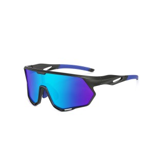 Large frame polarized sports sunglasses