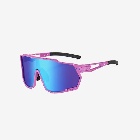 Fashion large frame polarized sports sunglasses