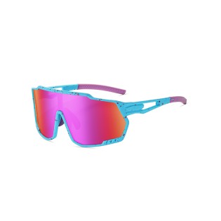 Fashion large frame polarized sports sunglasses