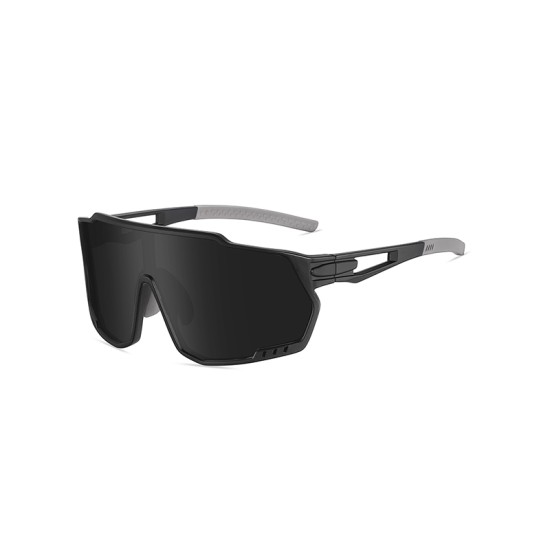 Fashion large frame polarized sports sunglasses
