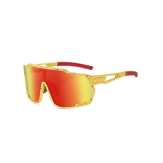 Fashion large frame polarized sports sunglasses