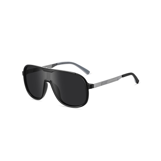 Fashion large frame polarized outdoor sunglasses