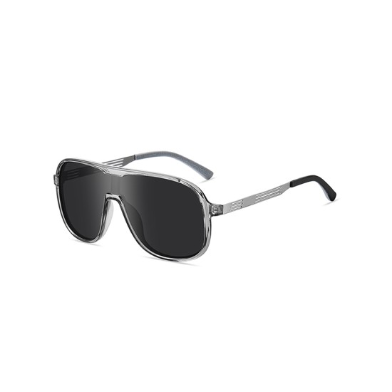 Fashion large frame polarized outdoor sunglasses