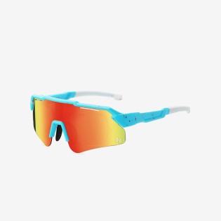 Gradient polarized sports sunglasses