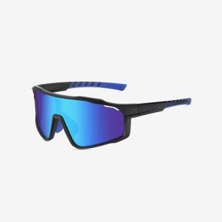 Oversized polarized sports sunglasses