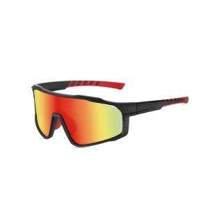 Oversized polarized sports sunglasses