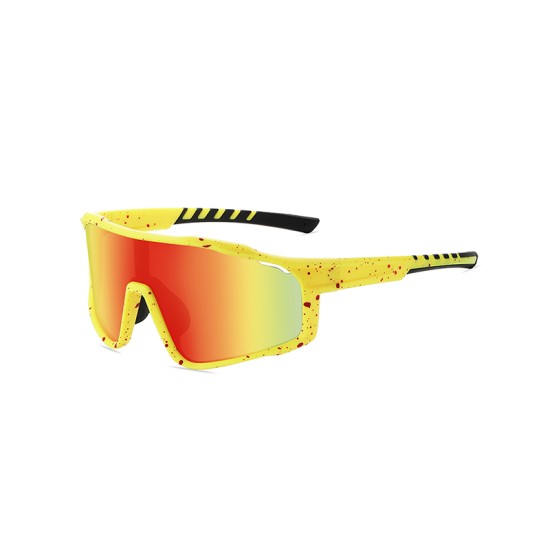 Oversized polarized sports sunglasses