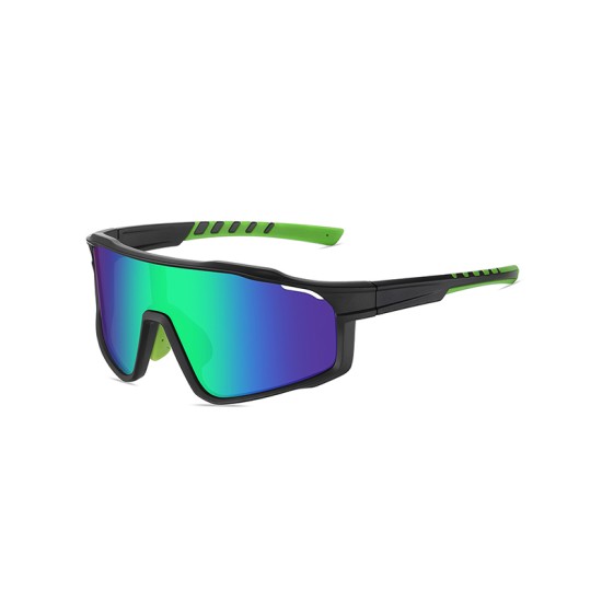 Oversized polarized sports sunglasses