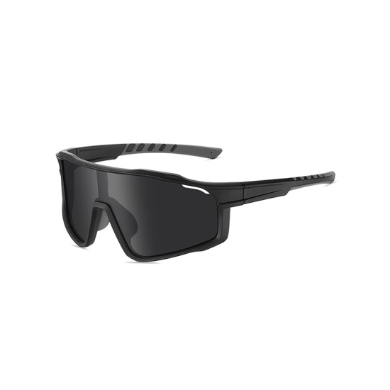 Oversized polarized sports sunglasses