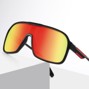 Outdoor sports large frame polarized sunglasses