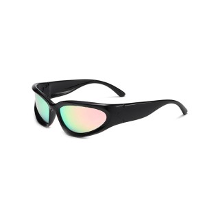 Retro gradient polarized cycling sunglasses