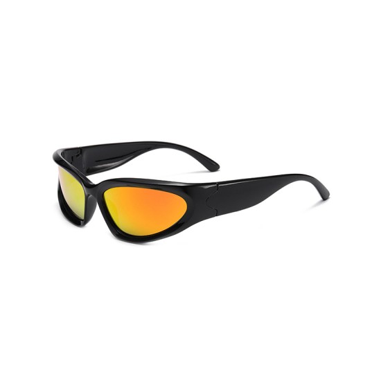 Retro gradient polarized cycling sunglasses