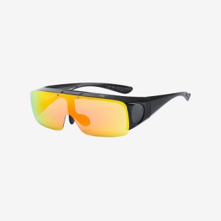 Flip-up photochromic polarized sunglasses