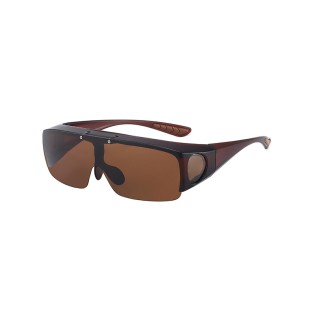 Flip-up photochromic polarized sunglasses