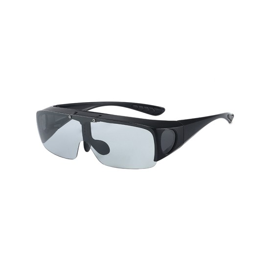 Flip-up photochromic polarized sunglasses