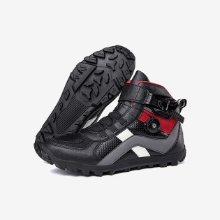 Men's breathable motocross ankle boots