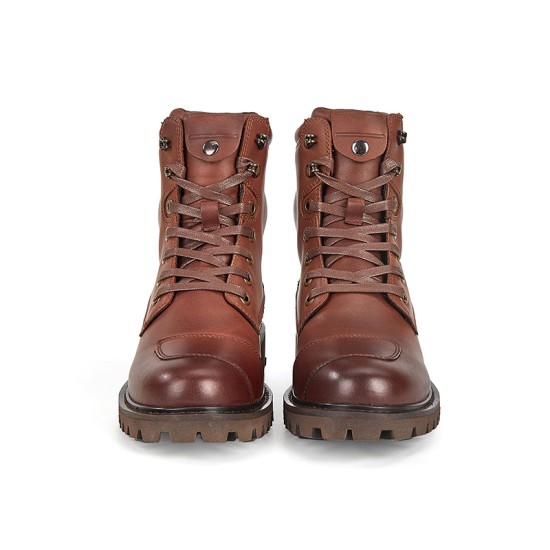 Professional motorcycle over-the-knee leather boots
