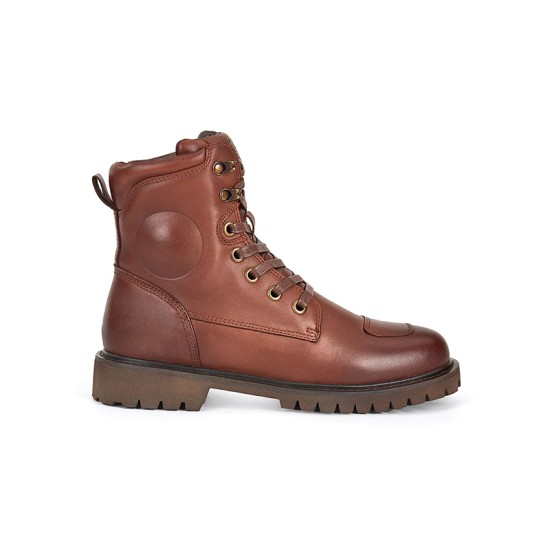Professional motorcycle over-the-knee leather boots