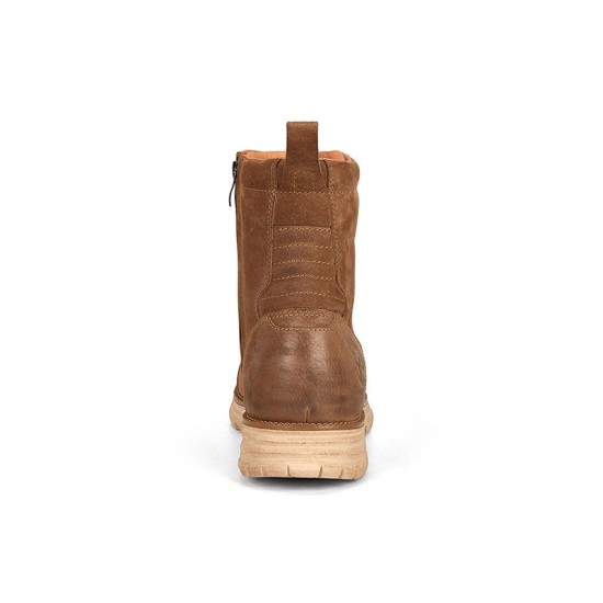 Over-the-knee leather motorcycle racing boots