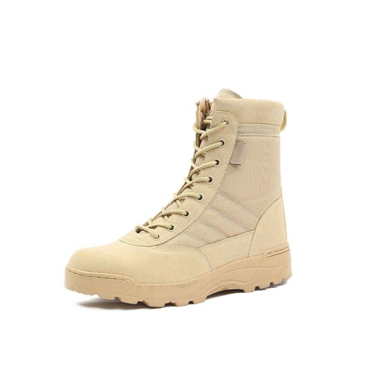 Breathable tactical hiking and hunting safety boots