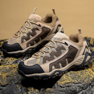 Comfortable outdoor hiking suede travel shoes