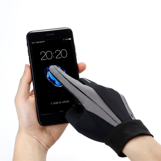 Touchscreen sports car driving gloves
