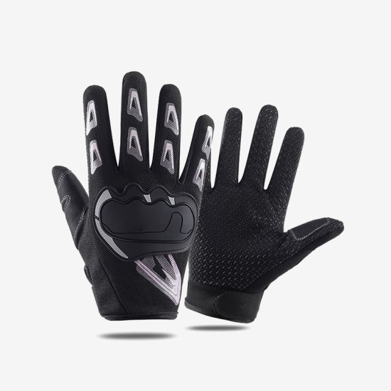 Breathable touch screen cycling gloves