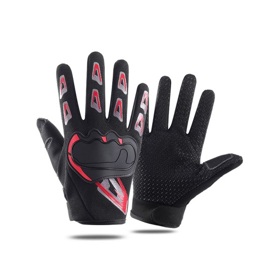 Breathable touch screen cycling gloves