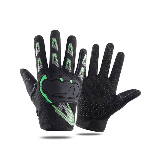 Breathable touch screen cycling gloves