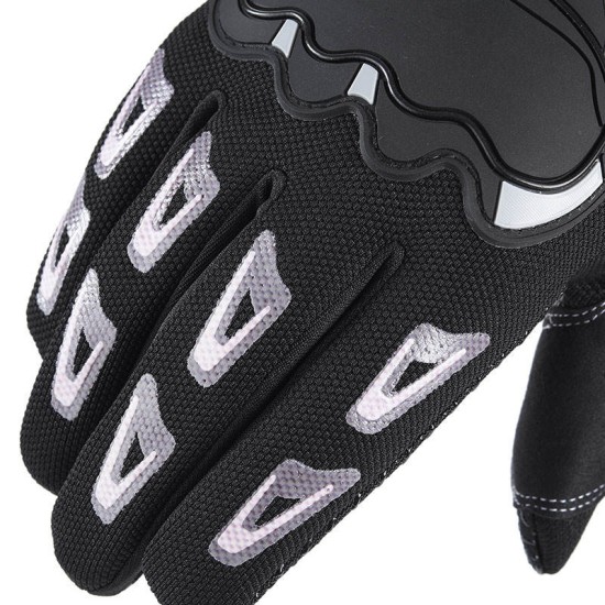 Breathable touch screen cycling gloves