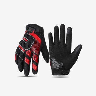 Breathable non-slip touch screen gloves