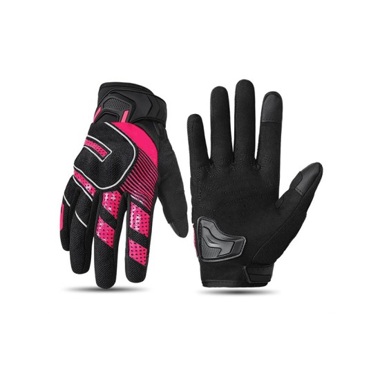 Breathable non-slip touch screen gloves