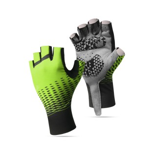 Breathable half-finger sports gloves