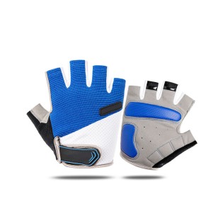 Anti-slip shock-absorbing half-finger gloves