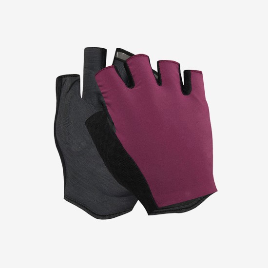 Seamless one-piece palm cycling gloves