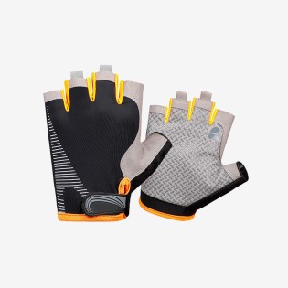 Men's half finger fitness cycling gloves