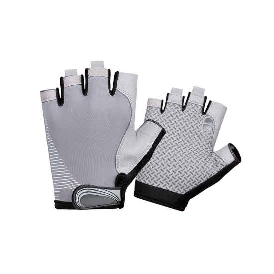Men's half finger fitness cycling gloves