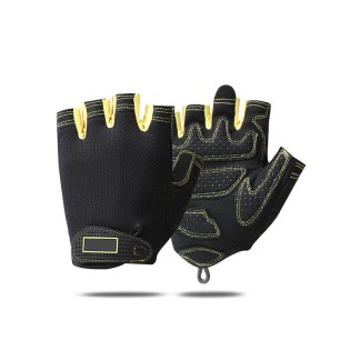 Men's anti-slip and shockproof half-finger gloves