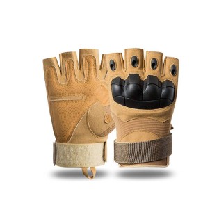 Protective half-finger cycling gloves
