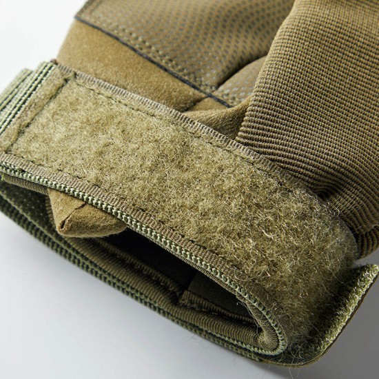 Tactical outdoor non-slip fingerless cutting gloves