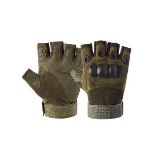 Outdoor tactical half-finger gloves